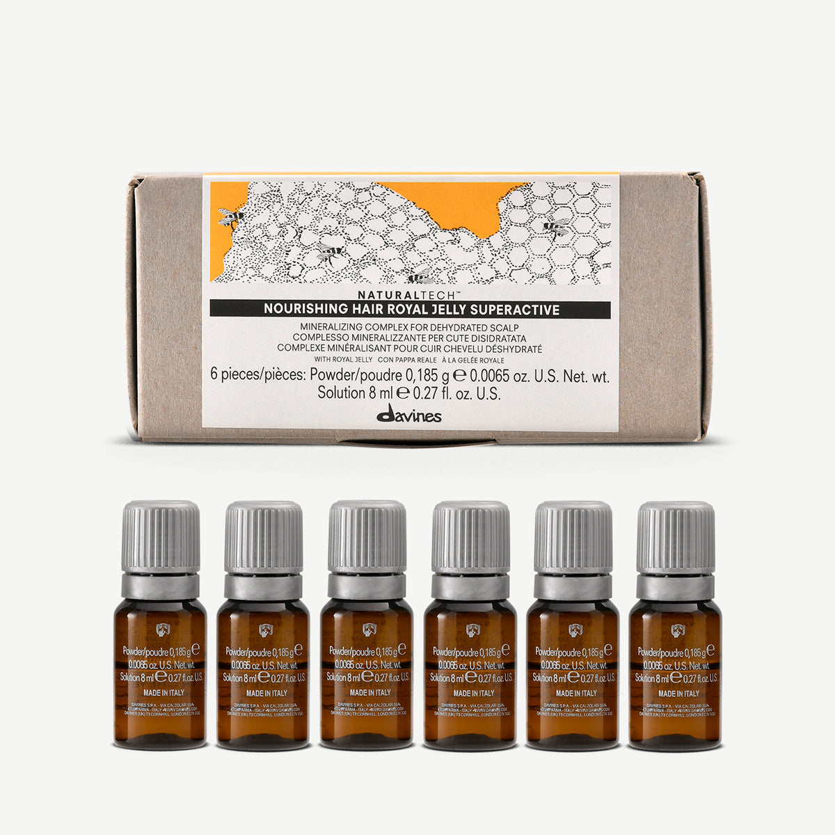 Davines NOURISHING Hair Royal Jelly Superactive 6 x 8 ml